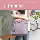 Ultrahard Masterpiece Map 袋蓋兩用托特包(灰粉)
