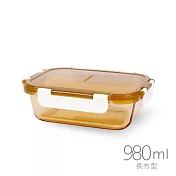 【美國康寧】長方型980ml透明保鮮盒