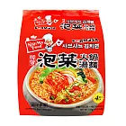 韓Kormosa 泡菜火鍋湯麵(110gx4)