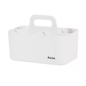 LITEM Porta手提可推疊整理盒/小/ 象牙白