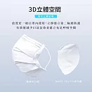 抗菌銀離子3D立體隱形口罩襯墊帳組(3入)白色
