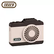 日本Toffy LED Camera Fan相機造型風扇 FN04蜜桃粉