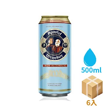 【Apostel Weissbier】小麥啤酒風味飲500ml (6入組)