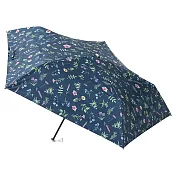 【estaa】日本抗UV雙層一級遮光輕量晴雨折傘 ‧夏夜花草