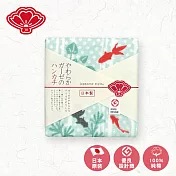 【日纖】日本泉州純棉方巾30x30cm- 水草金魚
