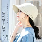 日本 QUEENHEAD 抗UV360度帥氣小顏防曬帽8022米色