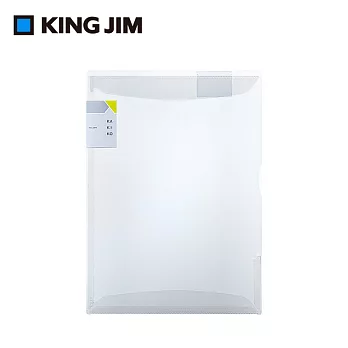 【KING JIM】kakiko 開放式資料夾 單片型 透明白