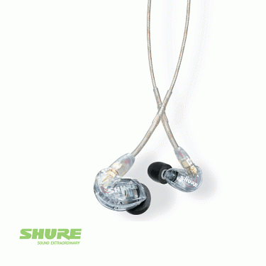 博客來-SHURE SE215隔絕噪音耳道式耳機透明