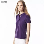 【ST.MALO】精梳新疆棉-棉花糖POLO衫-1021WPM紫