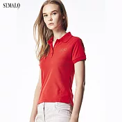 【ST.MALO】舒壓抑菌鈦纖維抗UV POLO衫-M紅