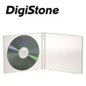 DigiStone 單片超薄軟殼收納盒/白色透明 25PCS