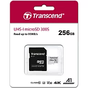Transcend 創見 256GB U3 microSDXC A1 V30 300S 記憶卡