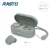 RASTO RS16 真無線運動防水藍牙5.0耳機綠
