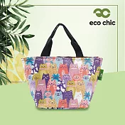 【英國ECO】時尚保冷袋(100%再生環保纖維布料)-多漾貓