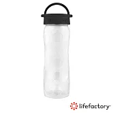 【lifefactory】漸層白色 玻璃水瓶平口475ml(CLAG-475-OW)