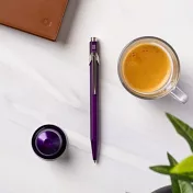 【CDA 瑞士卡達】849 Nespresso咖啡膠囊聯名原子筆-Ⅲ亮澤紫