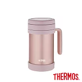 【THERMOS 膳魔師】不鏽鋼真空保溫杯0.5L 粉色 (TCMF-501-CAC)