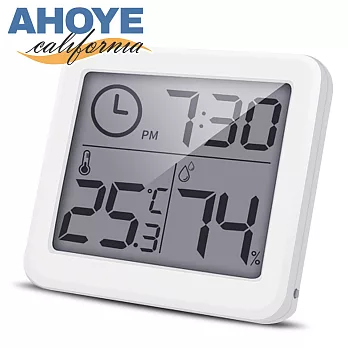 【Ahoye】多功能居家溫濕度計 溫度計