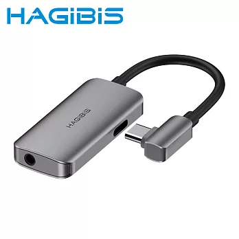 HAGiBiS海備思 Type-C轉3.5mm/PD供電耳機音源轉接線