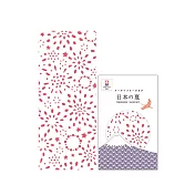 日本派迪 日本之夏涼感毛巾運動巾-花火(紅)