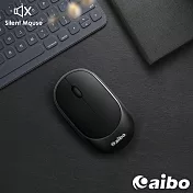 aibo KA810 2.4G輕薄靜音無線滑鼠黑灰