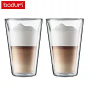 【Bodum】CANTEEN 雙層玻璃杯兩件組 400cc-2入