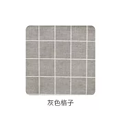 JIAGO 日式棉麻餐巾餐墊灰色格子