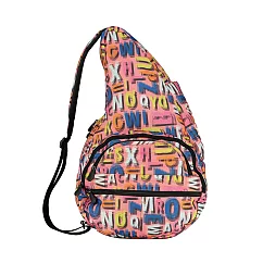 【Healthy Back Bag】水滴單肩側背包─Big 字母塗鴉