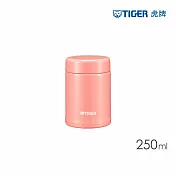 TIGER虎牌 不鏽鋼真空燜燒罐_食物罐 250ml(MCA-025)橘粉紅