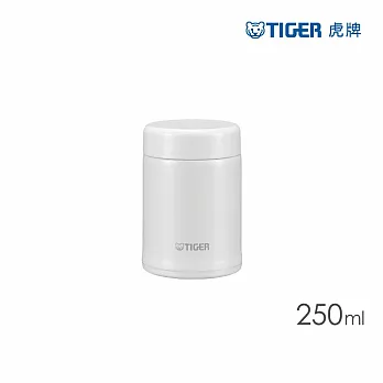 TIGER虎牌 超輕量真空不鏽鋼保溫杯250ml(MCA-025)  灰白