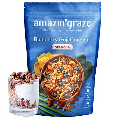 Amazin graze堅果穀物燕麥脆片250g─藍莓枸杞口味(高纖、非油炸)
