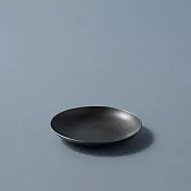 【Aoyoshi 青芳製作所】復古不鏽鋼黑色圓托盤9cm