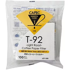 日本【CAFEC】淺焙專用濾紙─100入(白色)