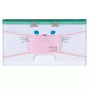 【DECOLE】MASK CASE 口罩收納盒 小白貓