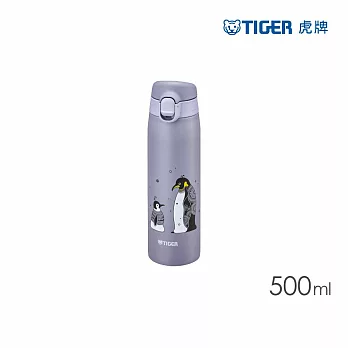 TIGER虎牌 夢重力超輕量304不鏽鋼兒童水壺_彈蓋保溫杯500ml(MCT-A050)  企鵝