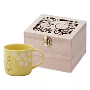 【日本YAMAKA】Moomin嚕嚕米系列小花馬克杯木箱禮盒 ‧嚕嚕米