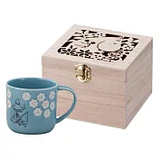 【日本YAMAKA】Moomin嚕嚕米系列小花馬克杯木箱禮盒 ‧阿金