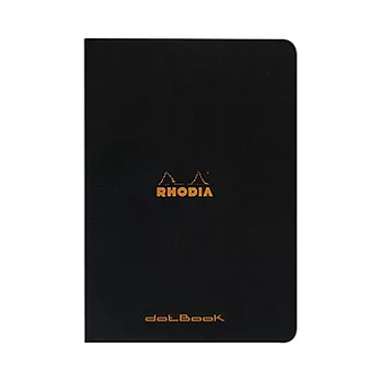 【Rhodia｜classic】staplebound notebook騎馬釘筆記本_A4_5x5方格_80g_24張_黑皮