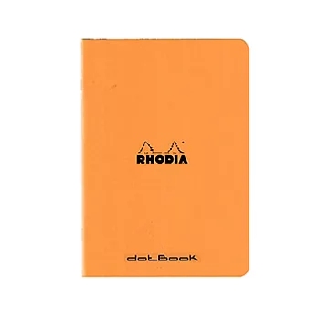 【Rhodia｜classic】staplebound notebook騎馬釘筆記本_A5_5x5點格_80g_24張_橘色
