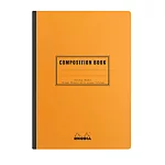 【Rhodia｜classic】compositionbook線裝校園筆記本_A5_5x5方格_80g_80張橘皮