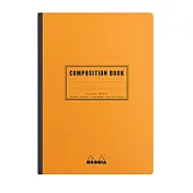 【Rhodia|classic】compositionbook線裝校園筆記本_A5_橫線留邊_80g_80張_橘皮