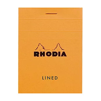 【Rhodia|Basic】N°11 上掀式筆記本_A7 _5x5方格_80g _80張 _橘皮