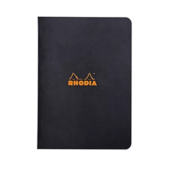 【Rhodia｜classic】staplebound notebook騎馬釘筆記本_A5_橫線_80g_24張_黑色