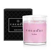 【cocodor】香氛精油蠟燭130g-玫瑰花茶