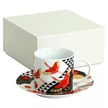 【和藍】美濃燒∣日本傳統馬克杯盤禮盒組 ‧鶴&龜
