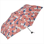 【日本nifty colors】日本抗UV晴雨兩用迷你折傘 ‧花朵紅