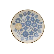 【BISQUE】北歐風美濃燒陶瓷淺盤16cm ‧小花