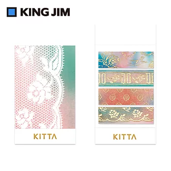【HITOTOKI】KITTA 隨身攜帶和紙膠帶- 金箔 復古蕾絲 (KITH007)