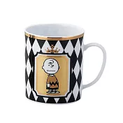 【日本YAMAKA】Snoopy史努比系列皇冠馬克杯350ml ‧菱形