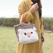 【TOMO】日本可愛動物毛絨手提包袋 ‧ 刺蝟